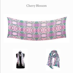 Artist Annika Connor Drawing Cashmere Scarf